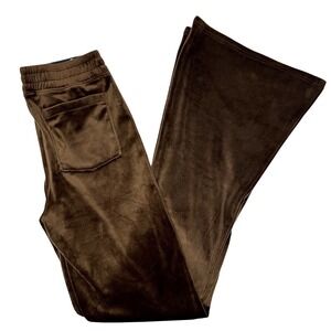 New w/ Tags Hollister Y2K Ultra High-Rise Velour Track Pants Size XSmall Brown